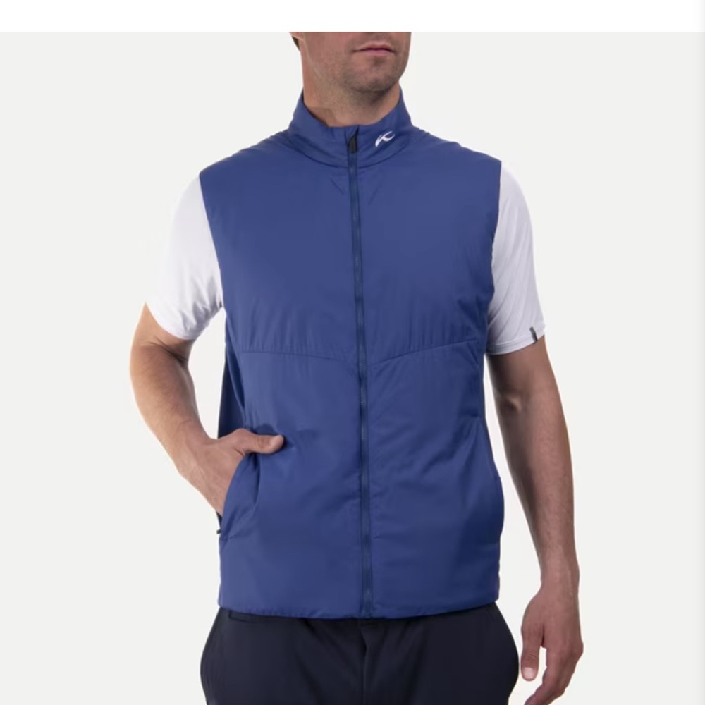 KJUS- A Fully-Insulated Golf Vest with Stretch Panels- size XL 54